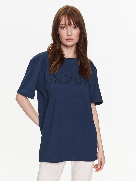 Silvian Heach Silvian Heach T-särk GPP23126TS Sinine Regular Fit