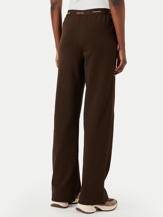 Calvin Klein Jeans Calvin Klein Jeans Donji dio trenerke LV047G253G Tamno smeđa Relaxed Fit