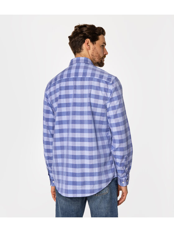 Lee Cooper Lee Cooper Koszula WILL Niebieski Regular Fit