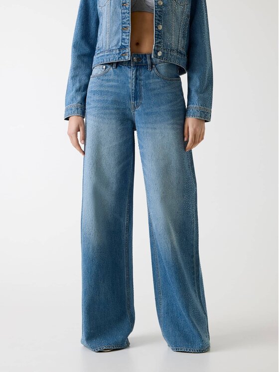 Guess Guess Jeansy 181116 Modrá Relaxed Fit