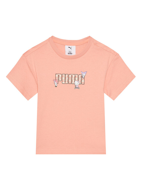 Puma Tričko PUMA X Hello Kitty And Friends 630062 Koralová Regular Fit