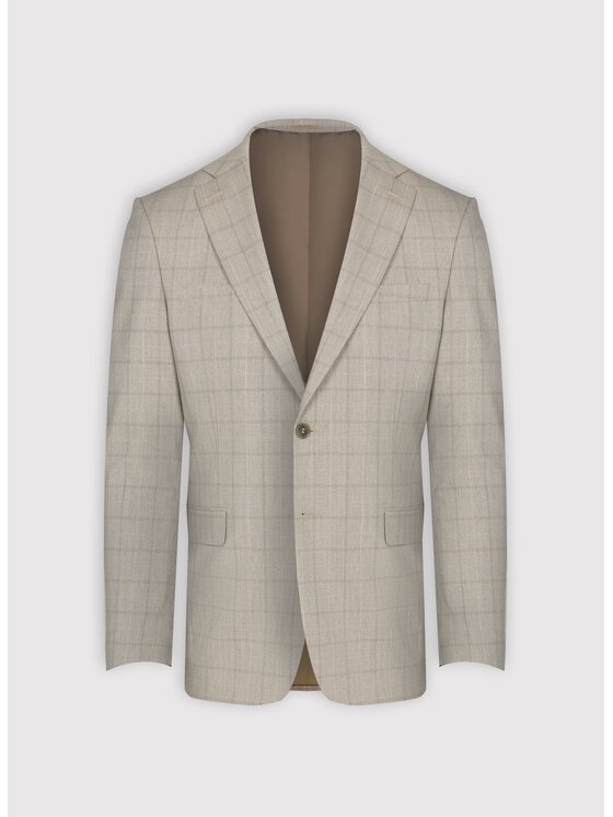 Pako Lorente Pako Lorente Marynarka P26SF-3G-040 Beżowy Slim Fit