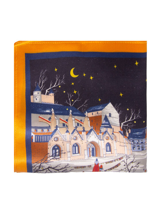 ALLORA BE UNIQUE ALLORA BE UNIQUE pochette z jedwabiu Blu scuro