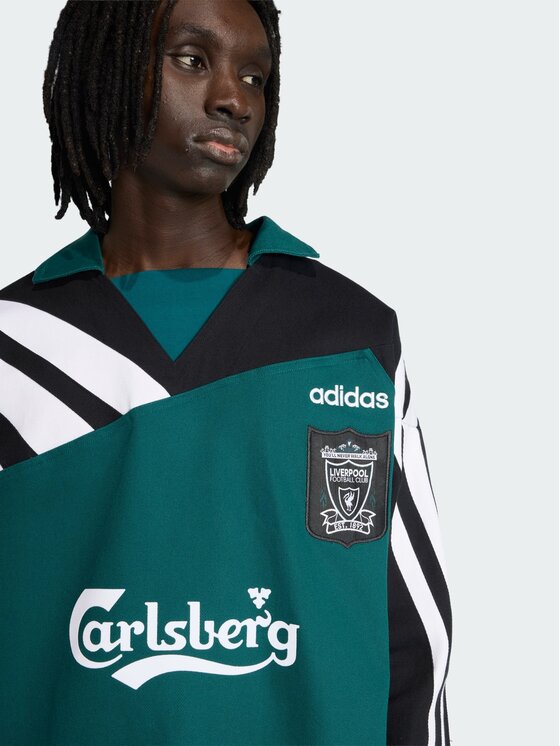 adidas adidas Bluza techniczna 161961 Zielony Loose Fit