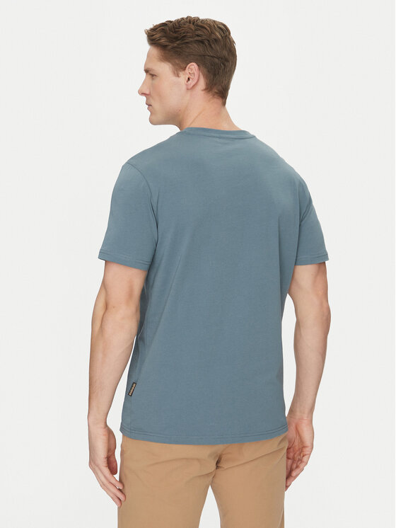 Napapijri Napapijri Тишърт Salis NP0A4H8D Сив Regular Fit