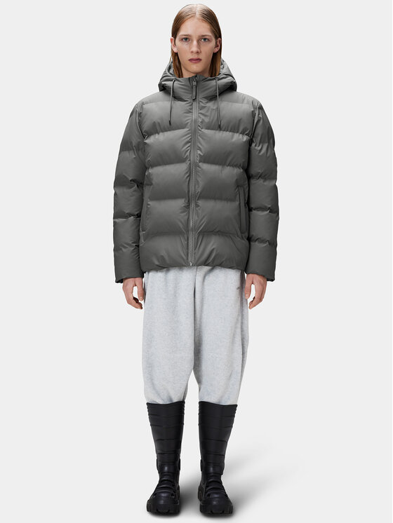Rains Zimné bundy 15120 Sivá Regular Fit