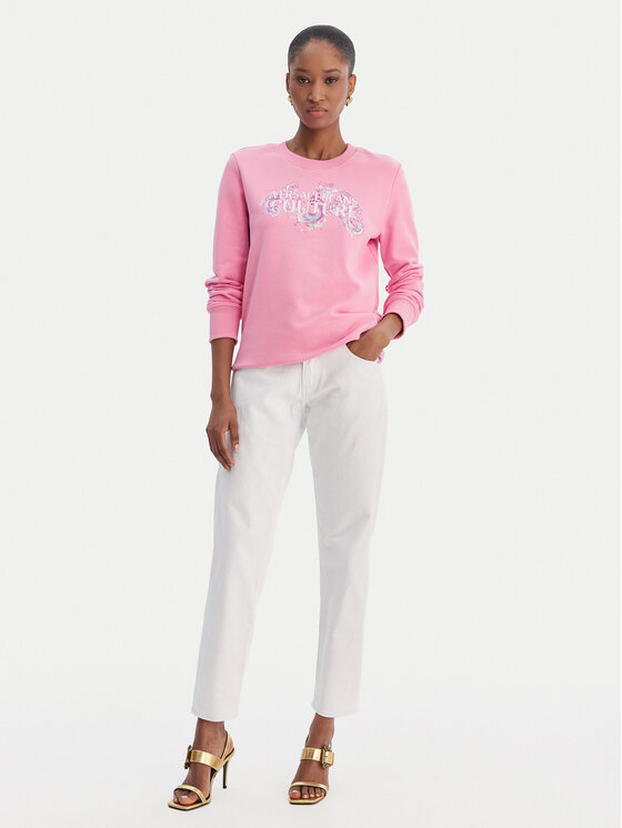 Versace Jeans Couture Versace Jeans Couture Світшот 80HAIE02 CF00E Рожевий Regular Fit