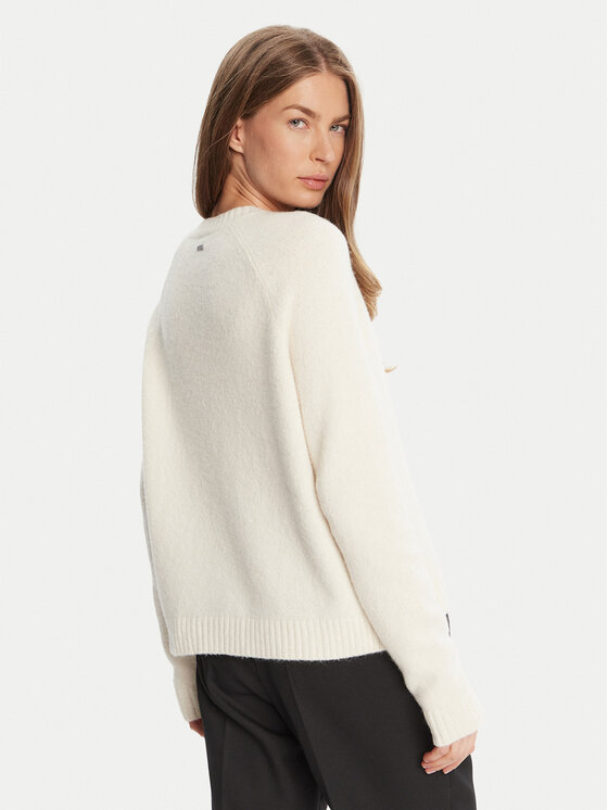 BOSS BOSS Sweter Febisan 50478315 Écru Regular Fit