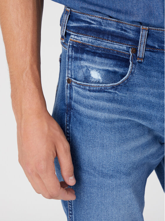 Wrangler Wrangler Jeansy Greensboro W15QYLZ91 112330708 Niebieski Straight Leg