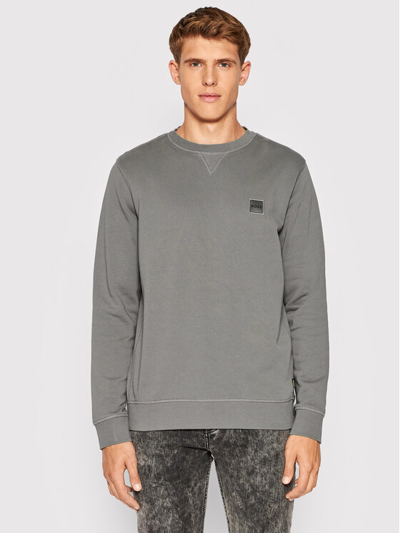 Boss Sweatshirt Westart 50468443 Grau Relaxed Fit | Modivo.de