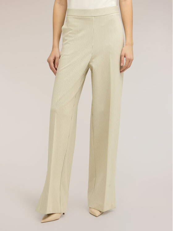 Motivi Motivi Pantaloni di tessuto P024Q004486N0S1 Bianco Over Fit