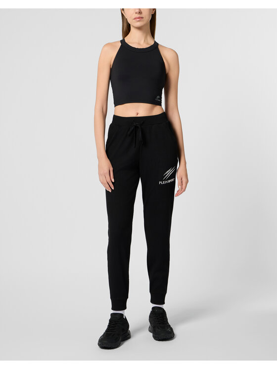 Plein Sport Plein Sport Tank top 29192 Czarny Skin Tight Fit