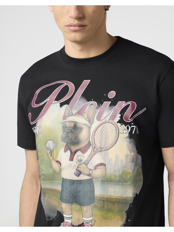 PHILIPP PLEIN PHILIPP PLEIN T-Shirt 30551 Czarny Regular Fit