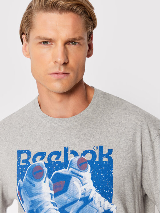 Reebok T Shirt Series Retro Pump HS4849 Grau Oversize Modivo