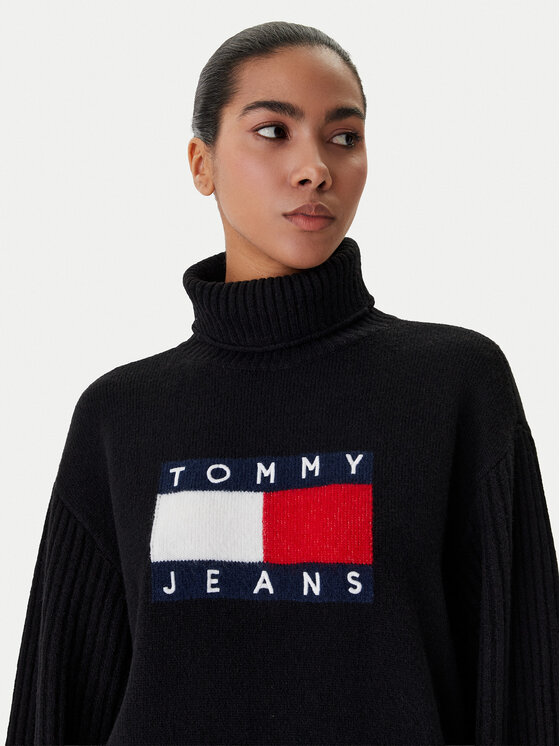 Tommy Jeans Tommy Jeans Ζιβάγκο Flag DW0DW22108 Μαύρο Relaxed Fit
