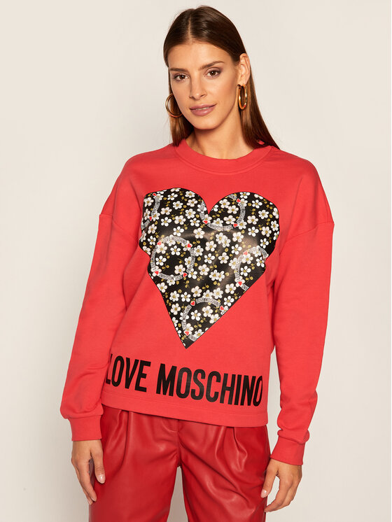 Felpa lunga moschino sales