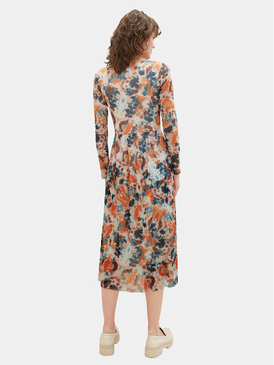 Tom Tailor Tom Tailor Sukienka codzienna 1037927 Kolorowy Regular Fit