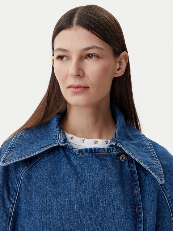 HUGO HUGO Trencz Garena 50532056 Niebieski Relaxed Fit