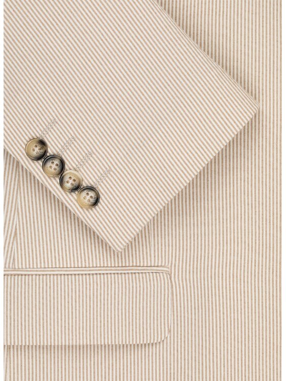 Pako Lorente Pako Lorente Marynarka P25SF-3G-024 Beżowy Slim Fit
