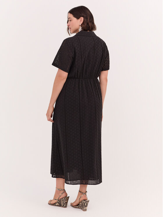 Fiorella Rubino Fiorella Rubino Sukienka codzienna 7036T001800N0Z3 Czarny Regular Fit