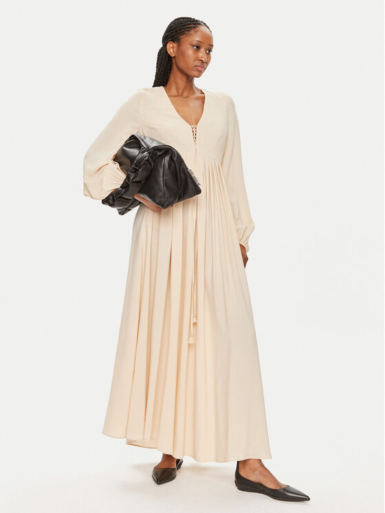 Weekend Max Mara Weekend Max Mara Sukienka wieczorowa Guelfi WEEKEND MAX MARA-2415221052 Beżowy Regular Fit