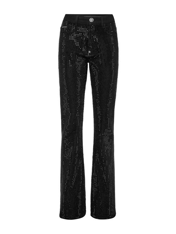 PHILIPP PLEIN PHILIPP PLEIN Jeansy 21669 Czarny Flare Fit