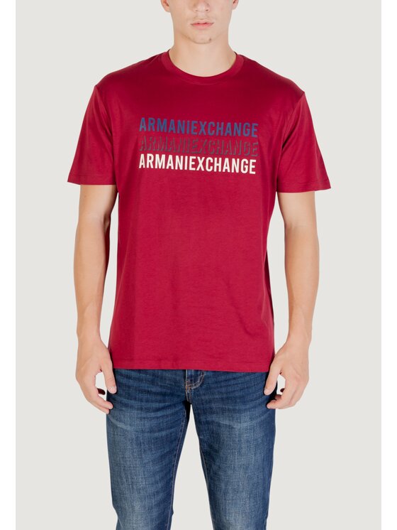 Armani Exchange Armani Exchange T-shirt XM001444 AF10358 Bordeaux Casual Fit