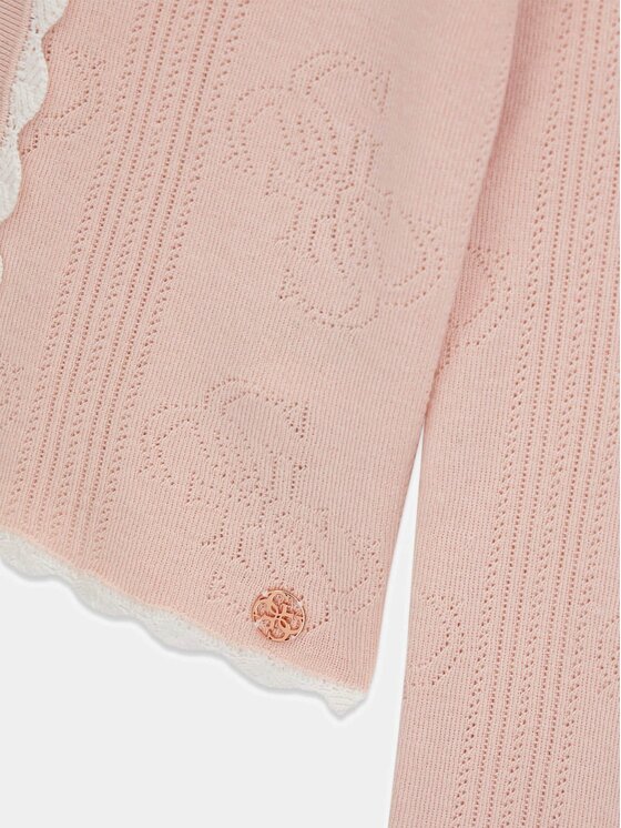 Guess Kids Guess Kids Sweter 181417 Różowy Classic Fit