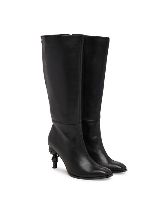 KARL LAGERFELD KARL LAGERFELD Kozačky KL39175 Černá