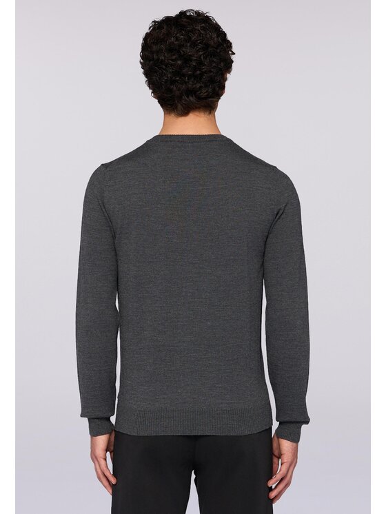 Trussardi Trussardi Cardigan M0058000007N013 Grigio Regular Fit