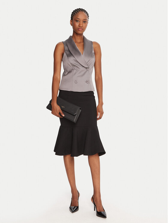 Rinascimento Rinascimento Костюмний жилет CFC0124958003 Бежевий Slim Fit