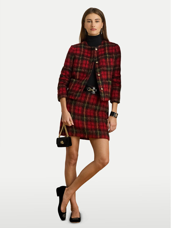 LAUREN RALPH LAUREN LAUREN RALPH LAUREN Mini sukňa 200P06912001 Červená Regular Fit