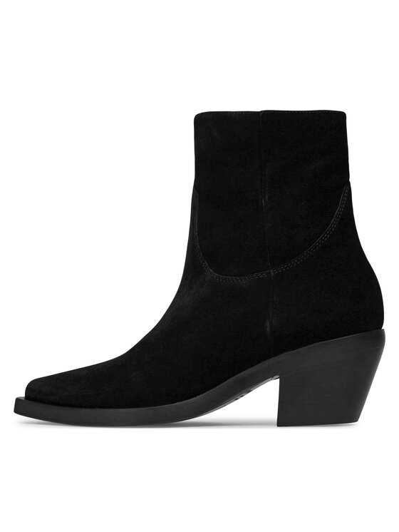 PINKO PINKO Botki Mozart Texano AI 23-24 BLKS1 102025 A0N8 Czarny