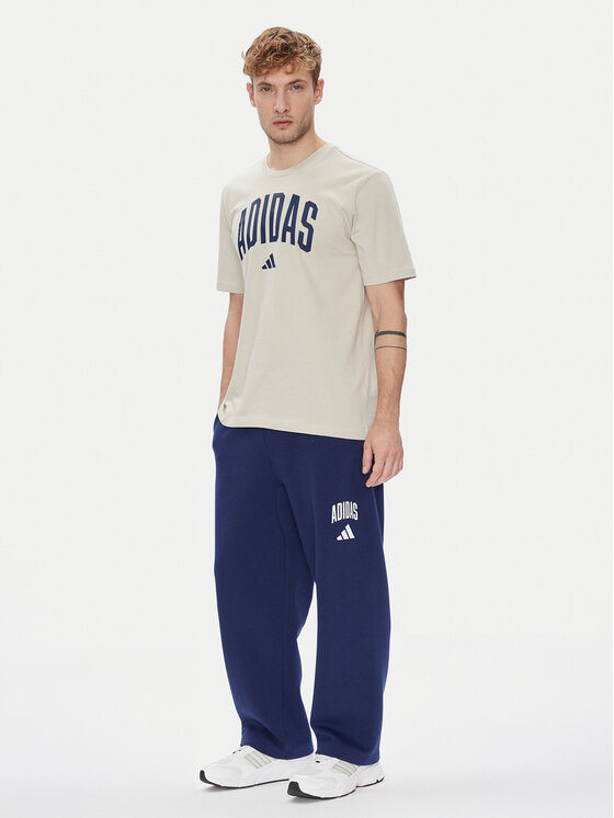 adidas adidas Sportinės kelnės Collegiate JM9179 Mėlyna Regular Fit