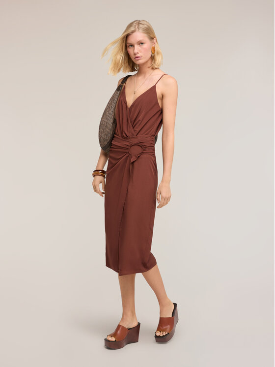 Motivi Motivi Top D051Q000558N022 Marrone Regular Fit