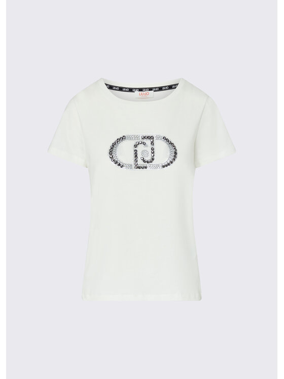 Liu Jo Liu Jo T-shirt TF6253JS923L9485 Bianco Regular Fit