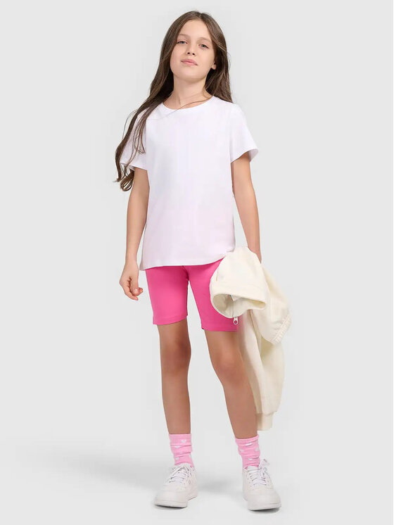 4F 4F T-Shirt TTSHF2332-10 Biały Active Fit