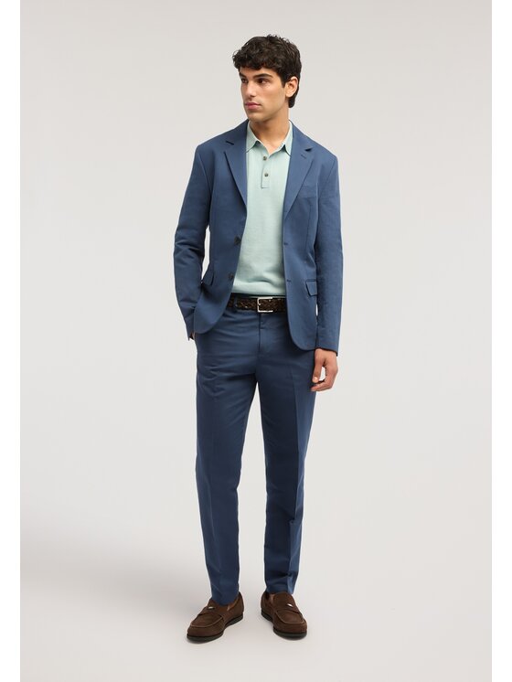 Trussardi Trussardi Sweter M0608000065N014 Turkusowy Regular Fit