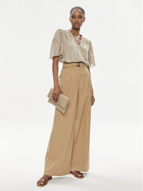 Bruuns Bazaar Bruuns Bazaar Bluse Majlys BBW3952 Beige Regular Fit