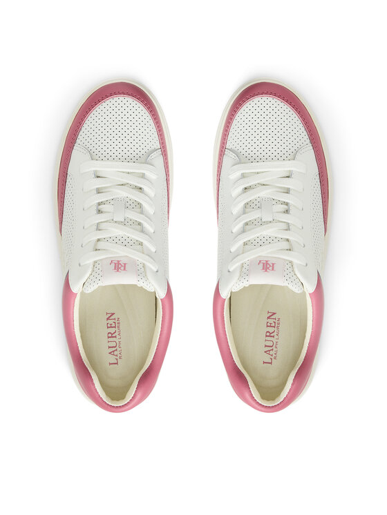 LAUREN RALPH LAUREN LAUREN RALPH LAUREN Снікерcи Hailey Low-Top Lace-Up 802951391002 Білий