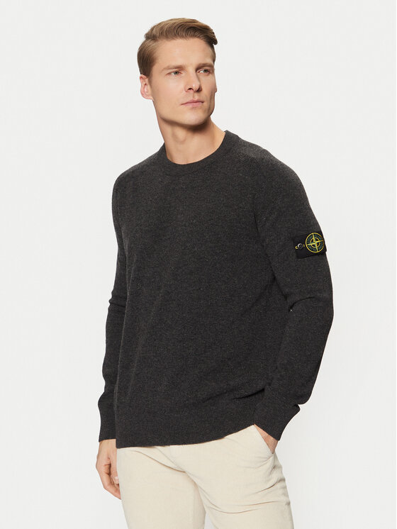 Stone Island Džemperis 8115545B4 Pelēks Regular Fit