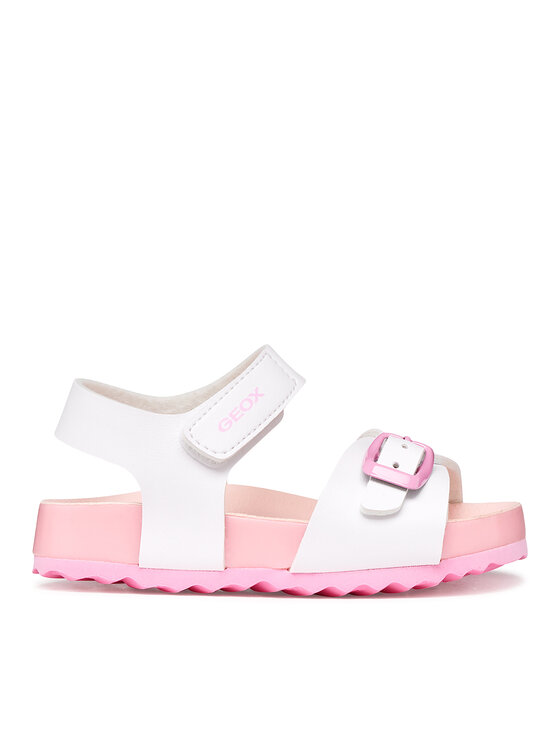Geox Sandały B Sandal Chalki Girl B652RA 000BC C0406 S Biały