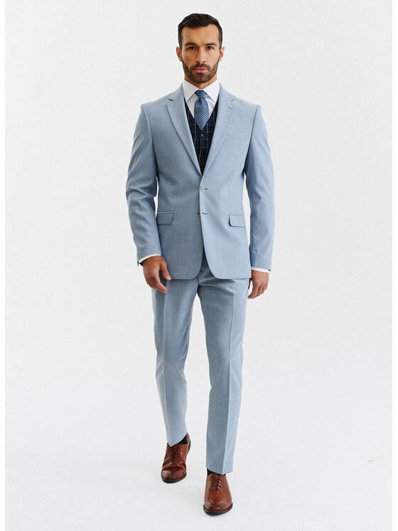 Pako Lorente Pako Lorente Marynarka P23SP-3G-023 Niebieski Slim Fit