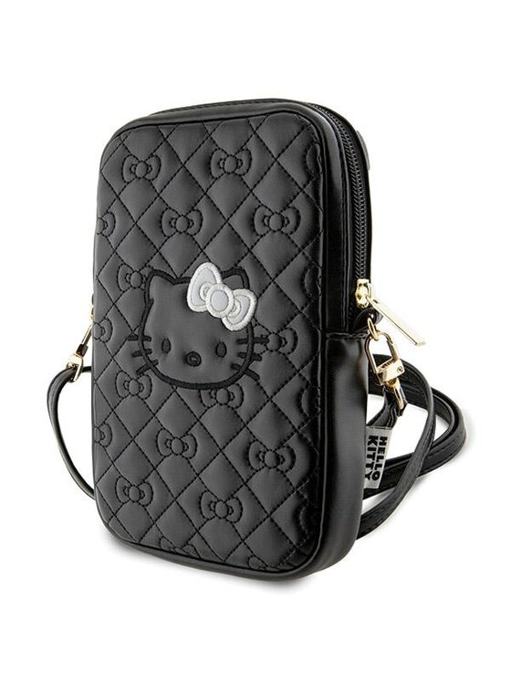 Hello Kitty Hello Kitty Torebka Quilted Bows Strap Czarny