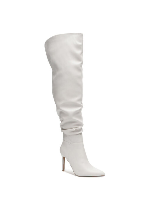 DeeZee DeeZee Overknees HY197-12 Écru
