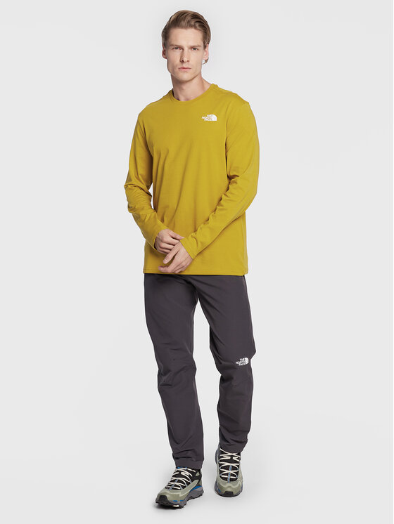 North face yellow long sleeve discount
