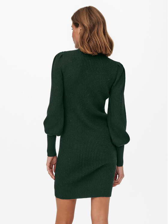 ONLY ONLY Kötött ruha 15232502 Zöld Comfort Fit