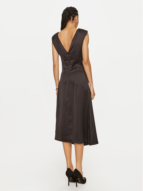 ViCOLO ViCOLO Koktélruha TS0252 Fekete Slim Fit