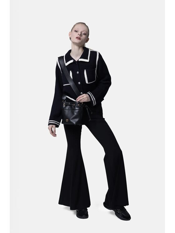 PINKO PINKO Kardigan Sulcis Biały Regular Fit