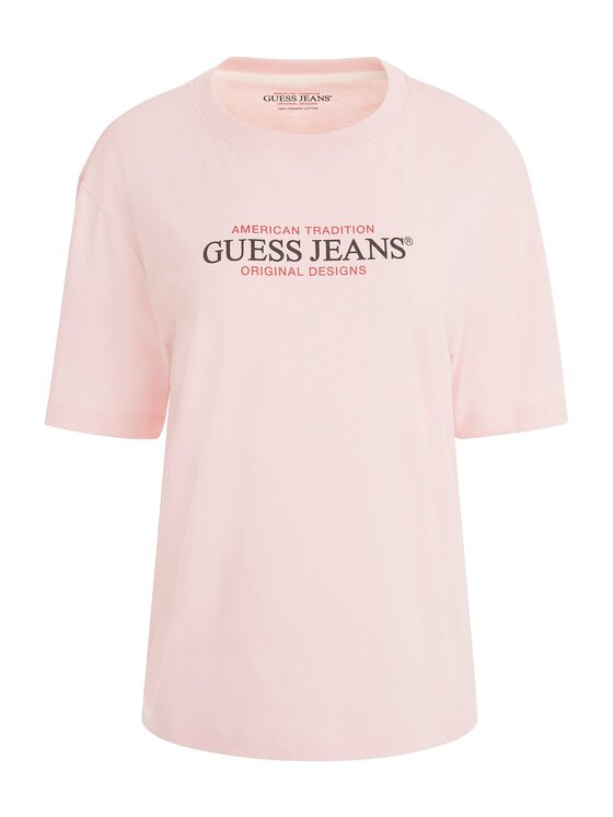 Guess Jeans Guess Jeans T-shirt 165649 Rosa Classic Fit